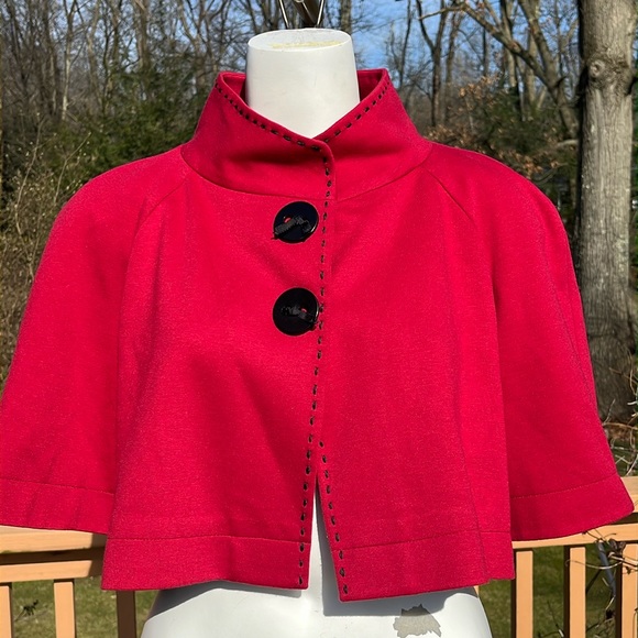 Tahari ASL retro cropped swing bolero jacket XL - Picture 1 of 8